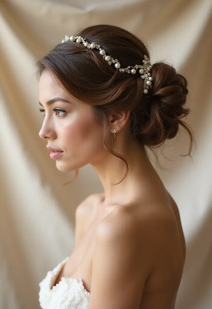 27 Hairstyles for Thin Hair Short That Add Volume - 27. Elegant Updo with Volume