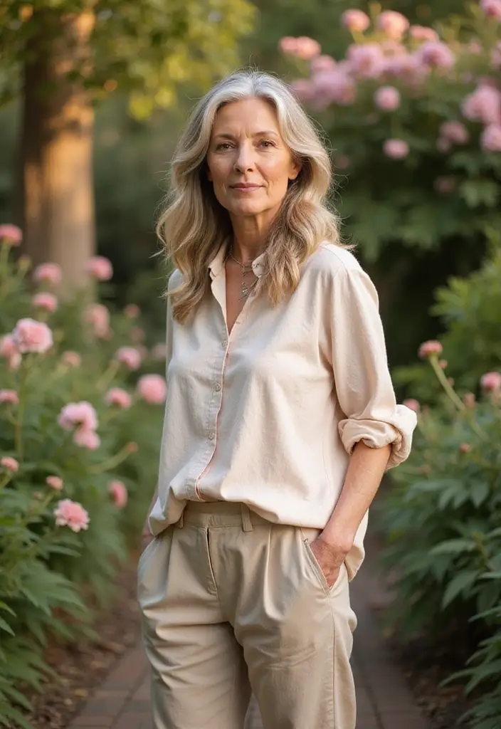 27 Medium Shaggy Hairstyles for Over 60 That Shine - 14. Long Shaggy Layers