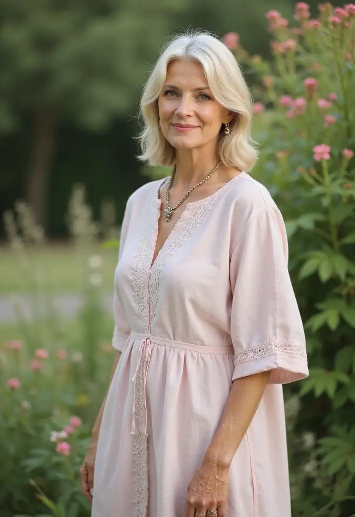 27 Medium Shaggy Hairstyles for Over 60 That Shine - 26. Soft Shag with Natural Color