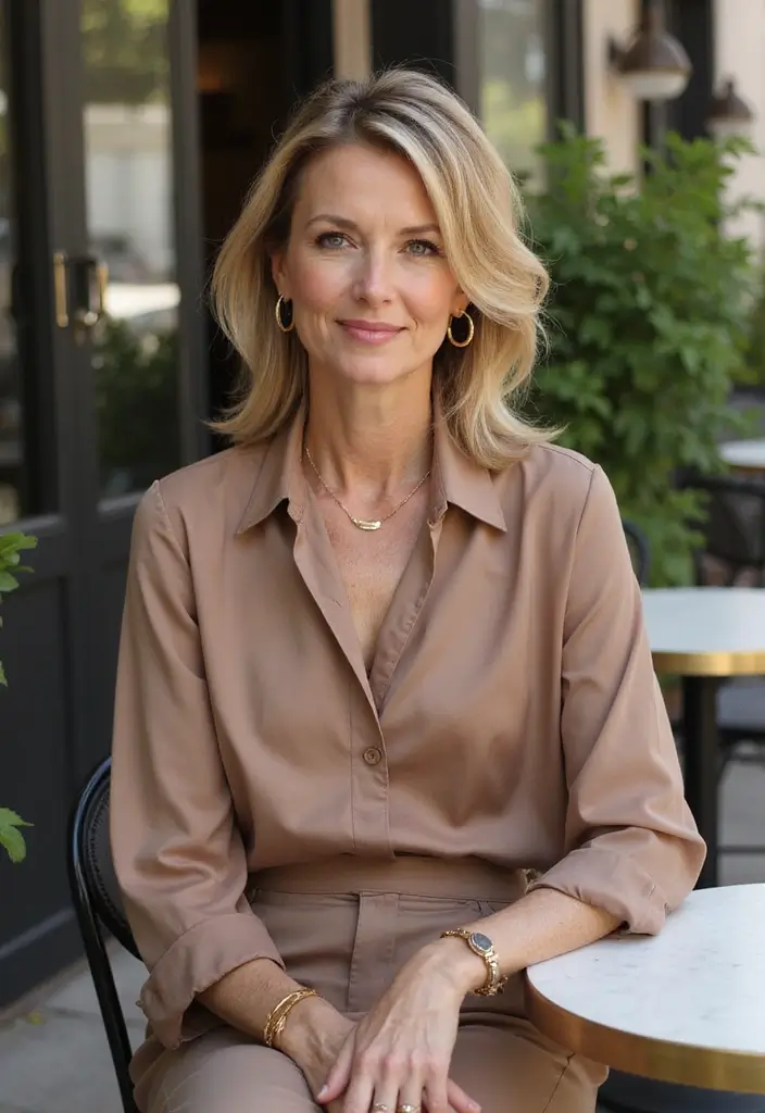 27 Medium Shaggy Hairstyles for Over 60 That Shine - 8. Indirect Layers for Volume