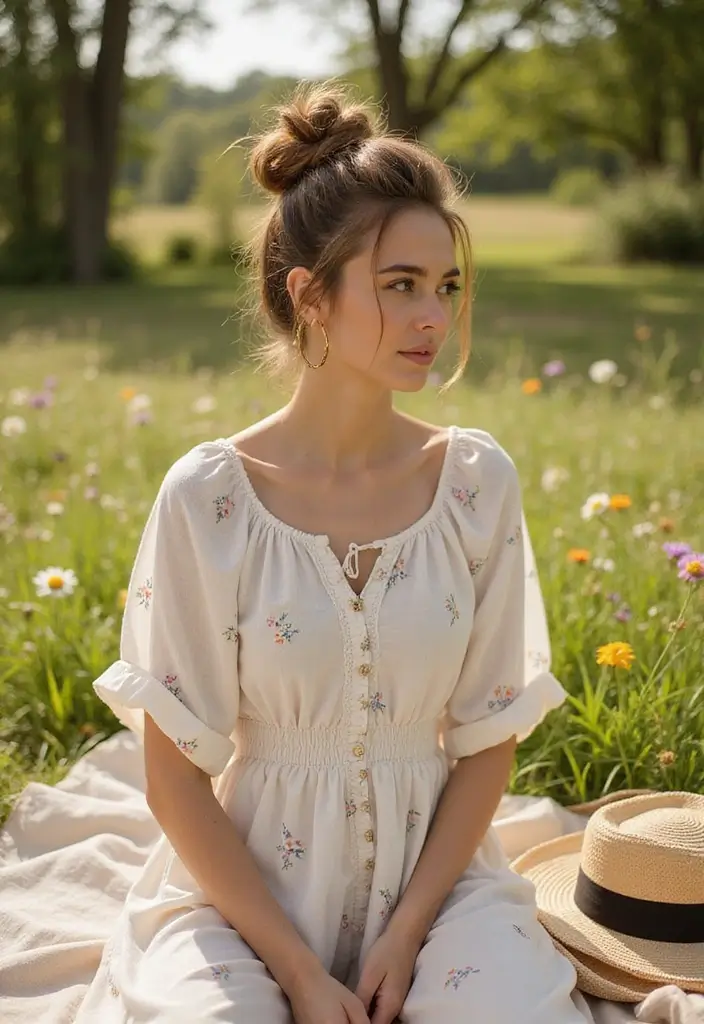 27 Quick Weave Hairstyles for a Fast Makeover - 16. Knot Bun