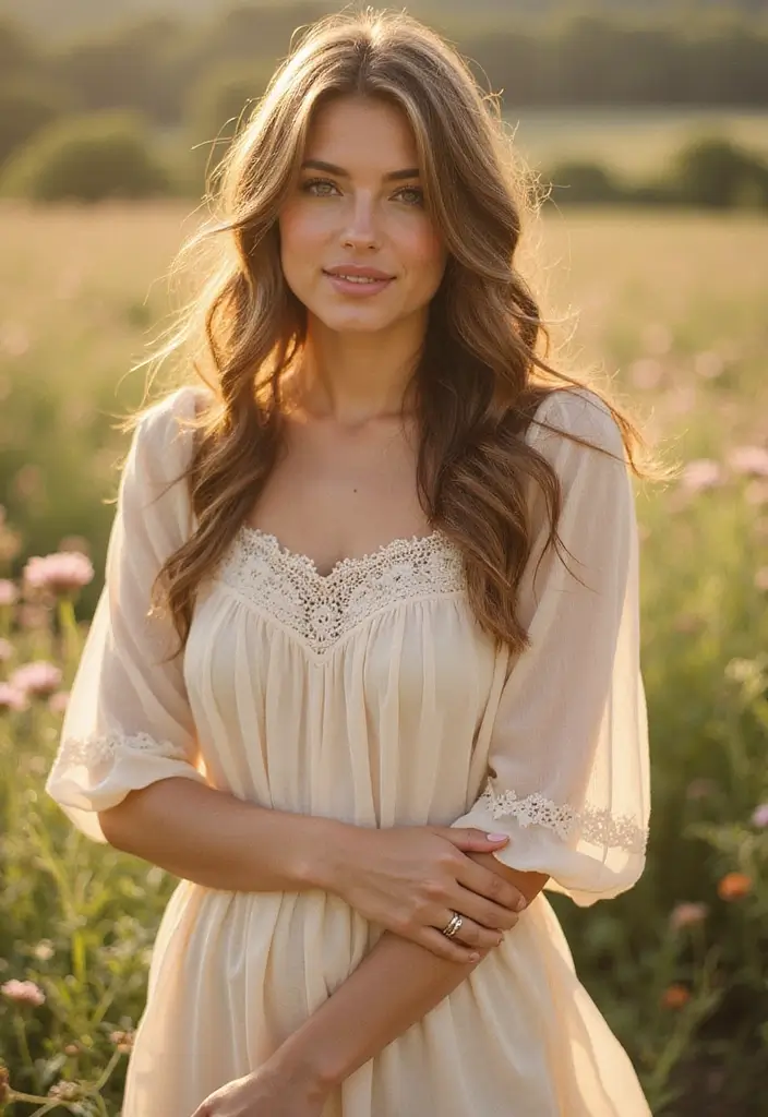 27 Quick Weave Hairstyles for a Fast Makeover - 26. Romantic Loose Waves