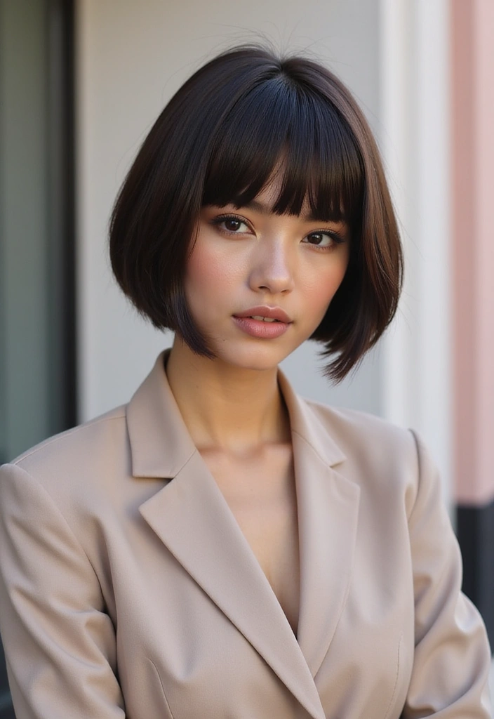27 Short Hair Styles That Make a Statement - 4. Blunt Bob