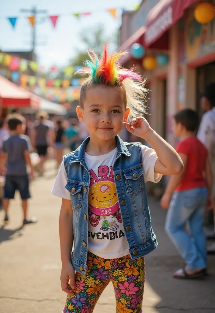 28 Adorable Hair Styles for Kids That Will Melt Your Heart - 18. Mohawk