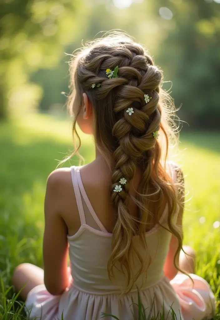 28 Adorable Hair Styles for Kids That Will Melt Your Heart - 9. Waterfall Braid
