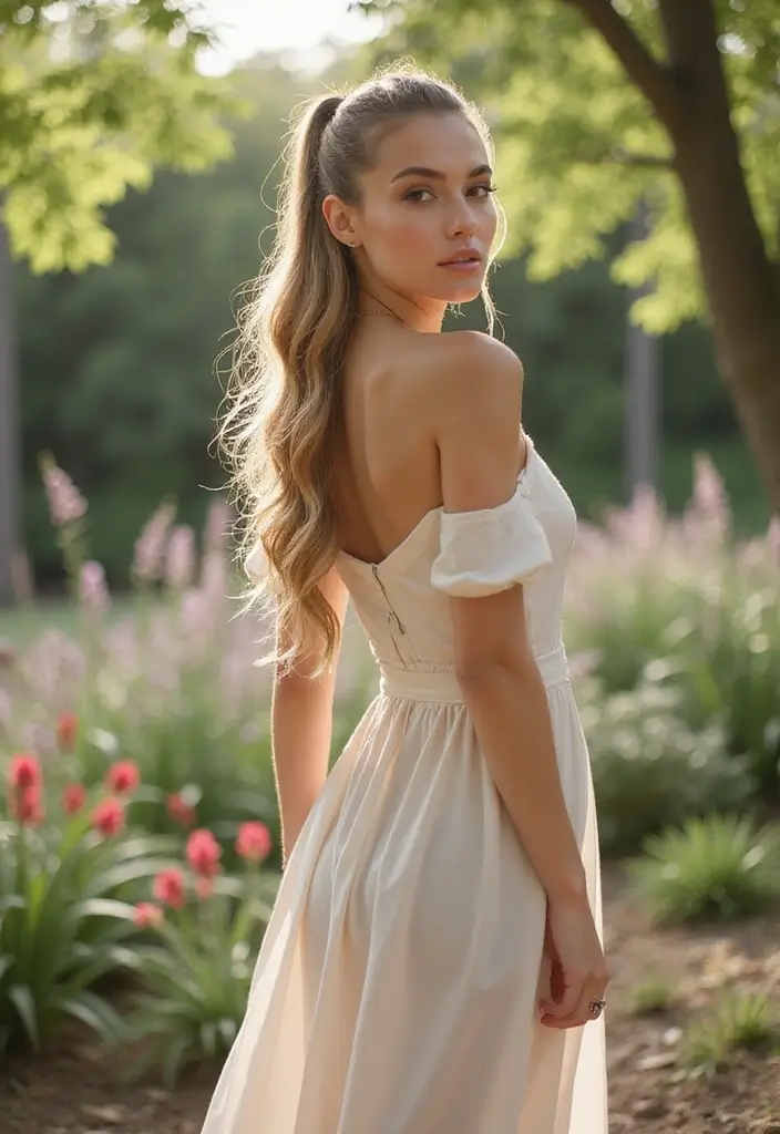 28 Chic Ponytail Ideas for Eco-Conscious Fashionistas - 18. Layered Ponytail
