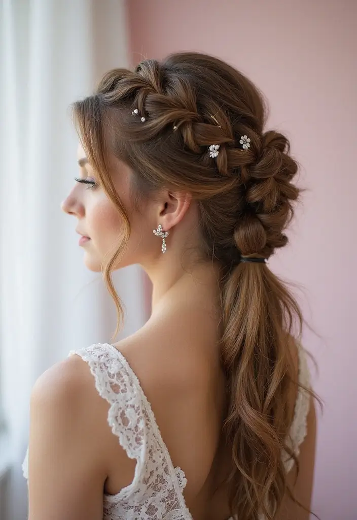 28 Easy Hairstyles Updo Styles for Any Event - 11. Fishtail Braid Updo
