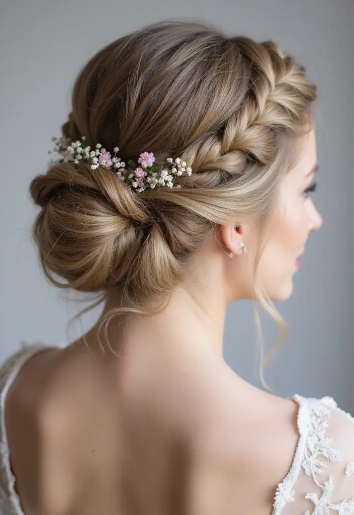 28 Easy Hairstyles Updo Styles for Any Event - 2. Braided Crown Updo