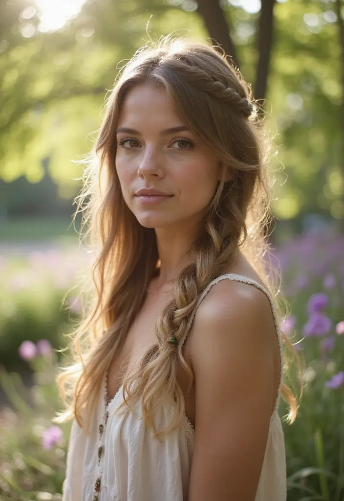 28 Easy Hairstyles Updo Styles for Any Event - 23. Loose Low Braid Updo