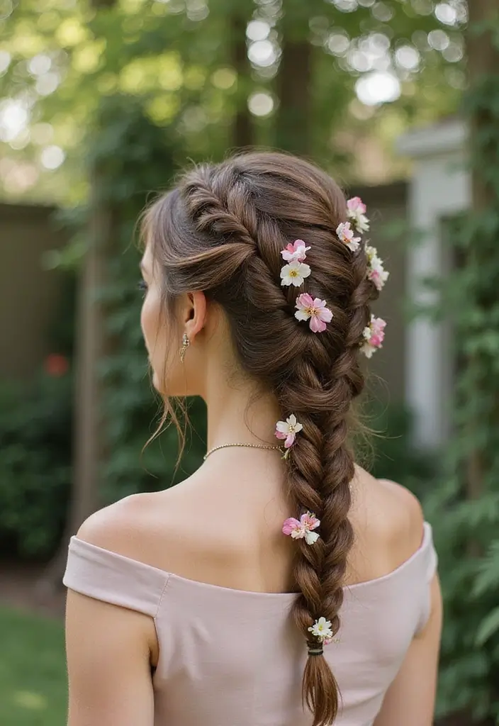 28 Easy Hairstyles Updo Styles for Any Event - 25. Elegant Waterfall Braid Updo