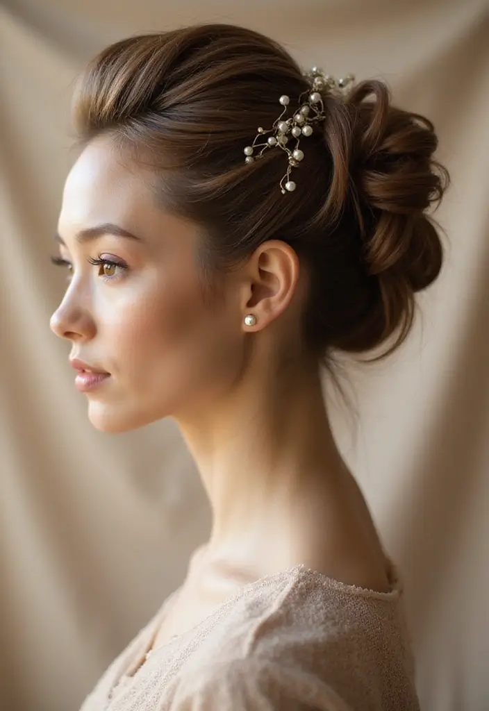 28 Easy Hairstyles Updo Styles for Any Event - 4. Chic French Twist
