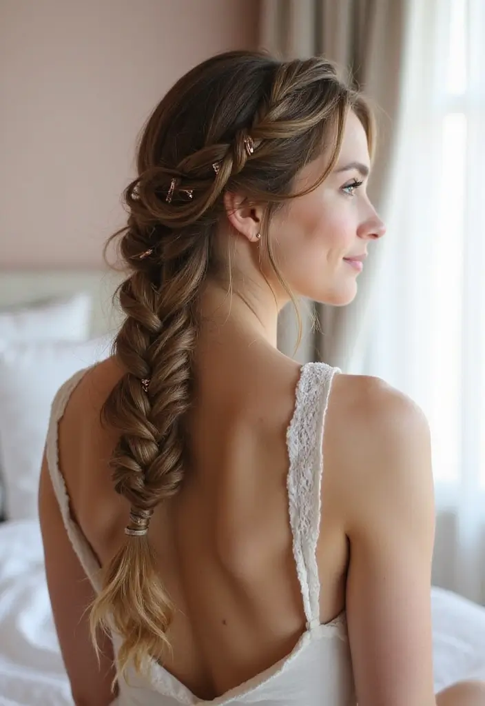 28 Easy Hairstyles to Sleep In Without Messing Up Your Hair - 15. Waterfall Braid