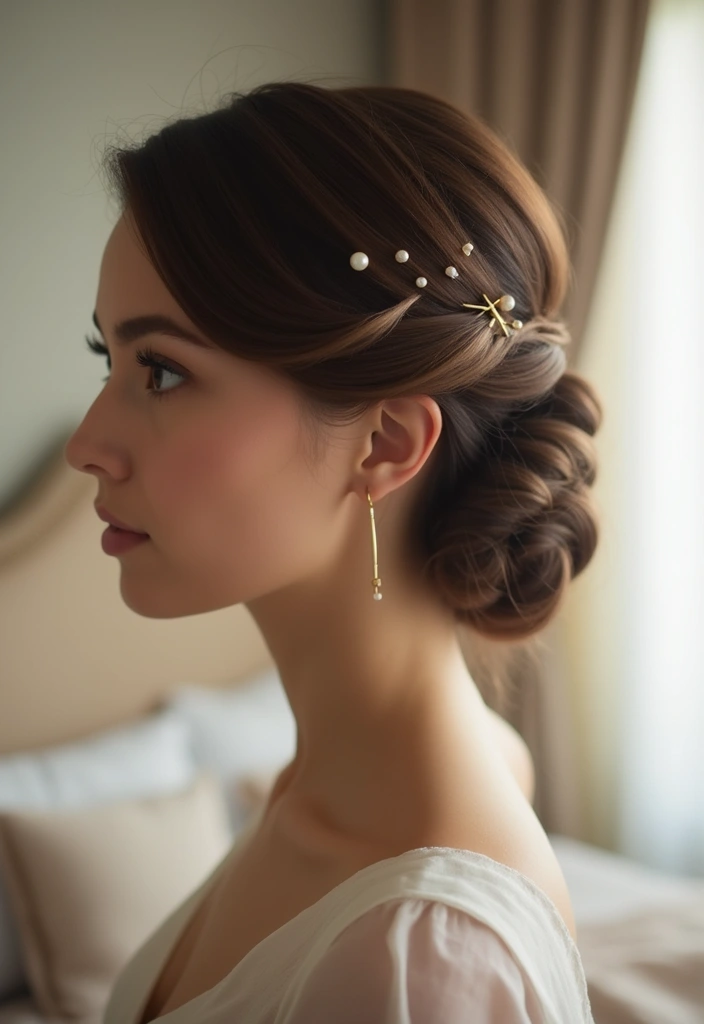 28 Easy Hairstyles to Sleep In Without Messing Up Your Hair - 7. French Twist