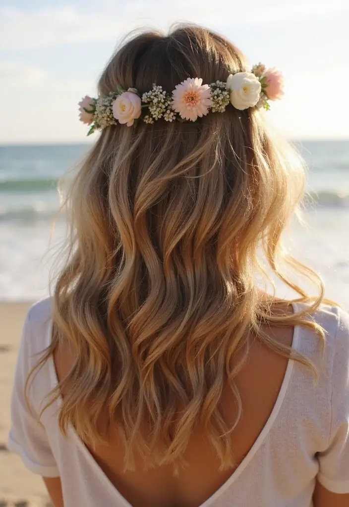 28 Effortless Boho Hairstyles for Medium Length Hair Easy to Style - 1. Effortless Beachy Waves