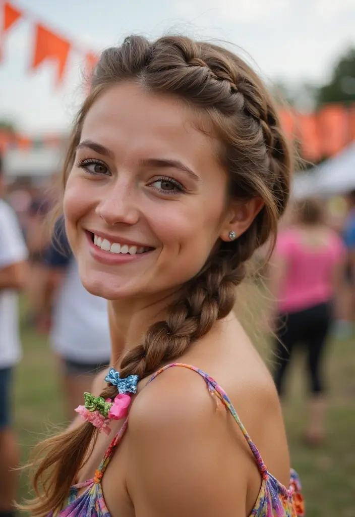 28 Gorgeous Hairstyles with Braids for Any Hair Type - 13. Pull-Through Braid