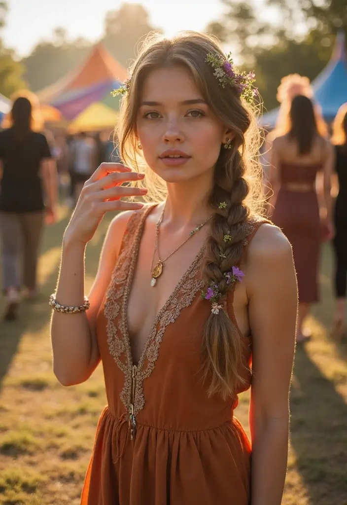 28 Gorgeous Hairstyles with Braids for Any Hair Type - 20. Bohemian Mermaid Braid