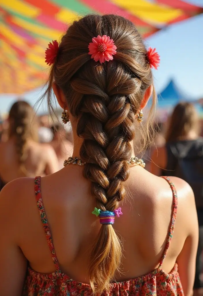 28 Gorgeous Hairstyles with Braids for Any Hair Type - 24. Criss-Cross Braid