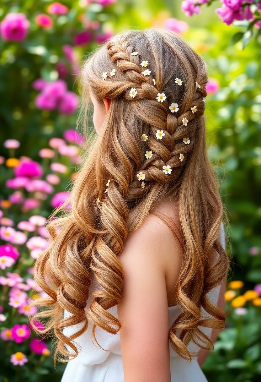 28 Hair Styles Kids Will Love Wearing - 16. Waterfall Braid