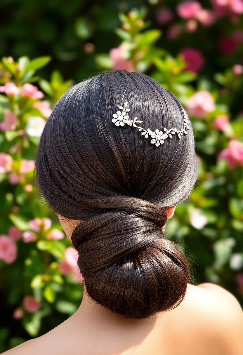 28 Hair Styles Kids Will Love Wearing - 18. Sleek Low Bun
