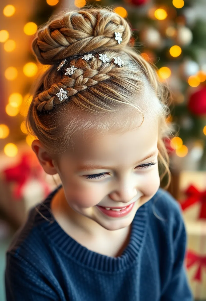 28 Hair Styles Kids Will Love Wearing - 27. Braided Bun