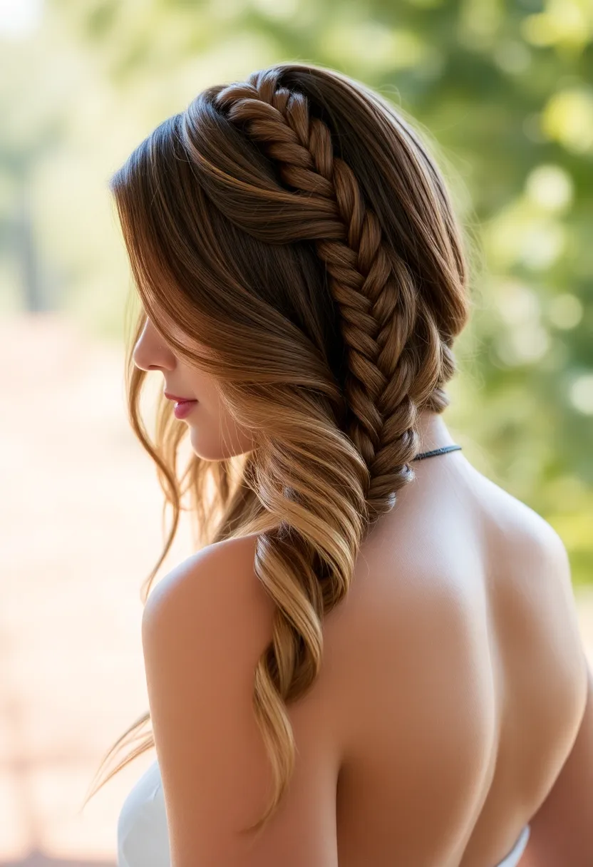 28 Haircuts for Thin Fine Hair to Add Volume - 23. Braided Layers