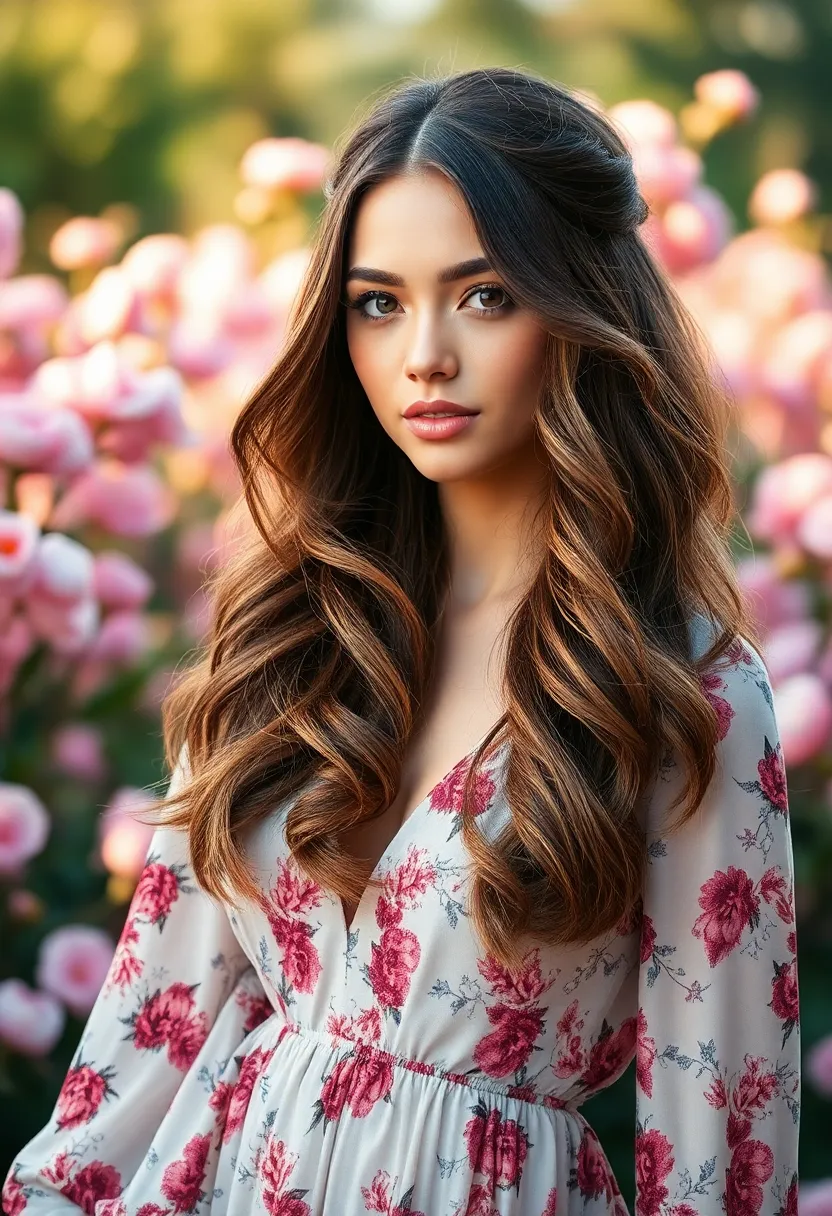 28 Haircuts for Thin Fine Hair to Add Volume - 24. Half-Up Half-Down Layers