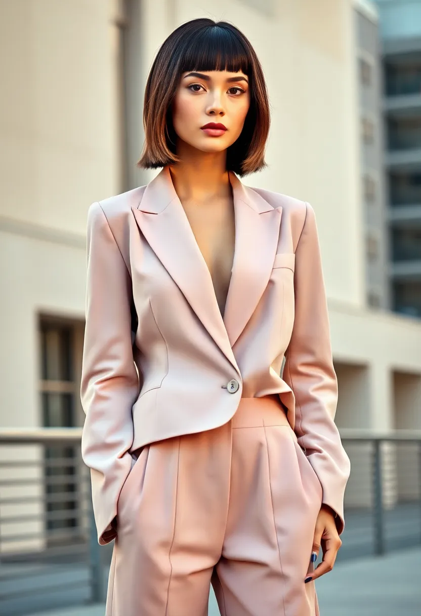 28 Haircuts for Thin Fine Hair to Add Volume - 5. Blunt Cut with Layers