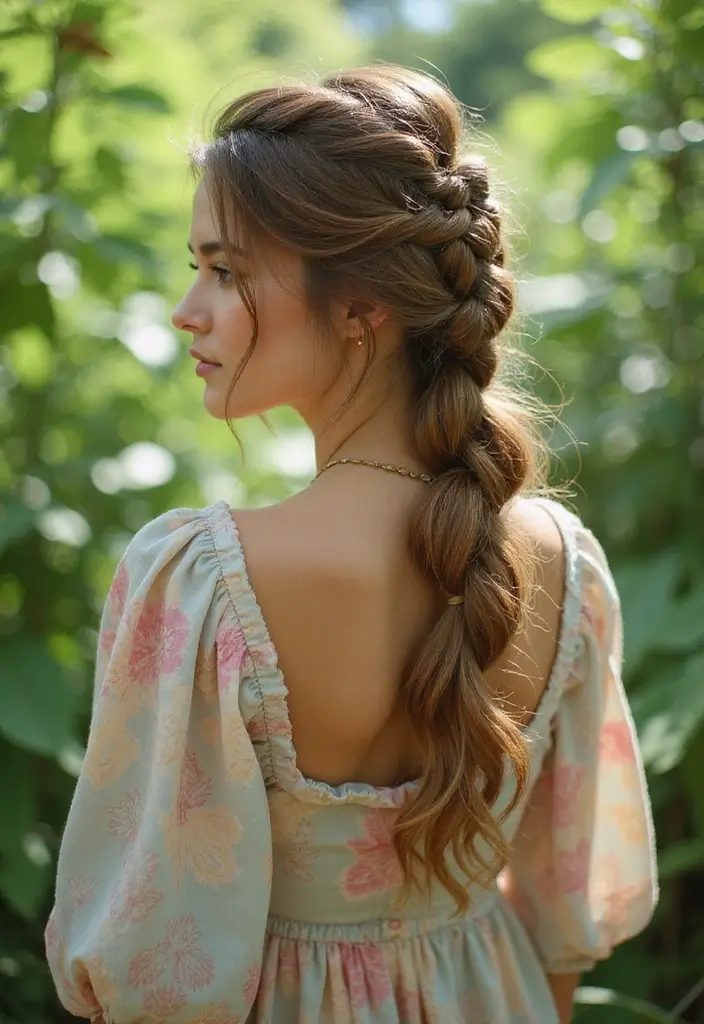 28 Hairstyles for Thin Hair Medium That Are Stylish - 11. Fishtail Braid