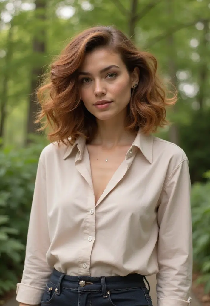 28 Layered Bob Hairstyles to Freshen Up Your Look - 20. Layered Bob with Volume Boost