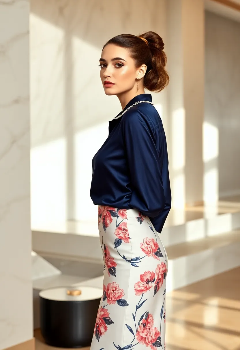 28 Medium Length Ponytail Hairstyles That Are Chic - 14. Elegant Knot Ponytail