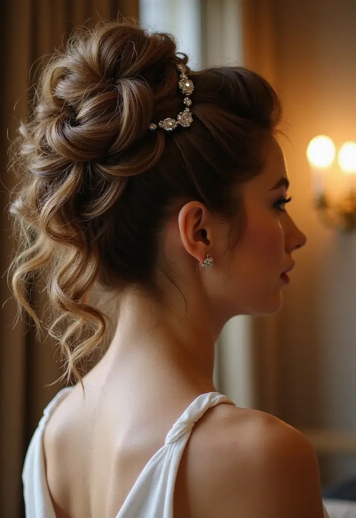 28 Medium Length Ponytail Hairstyles That Are Chic - 2. Textured High Ponytail