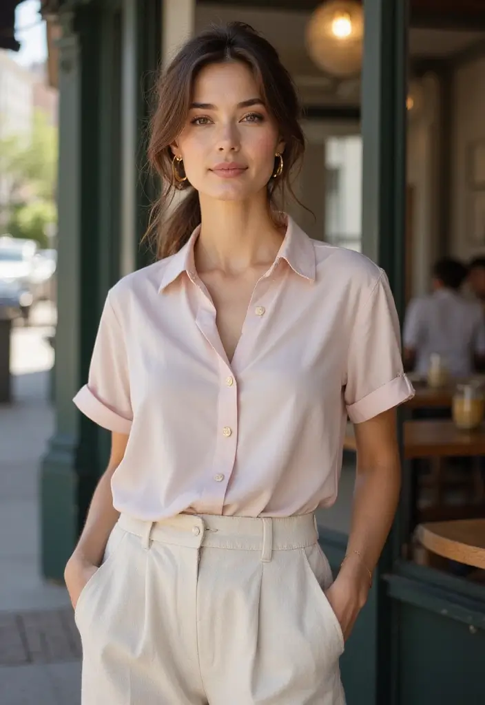 28 Medium Length Ponytail Hairstyles That Are Chic - 6. Low Messy Bun Ponytail
