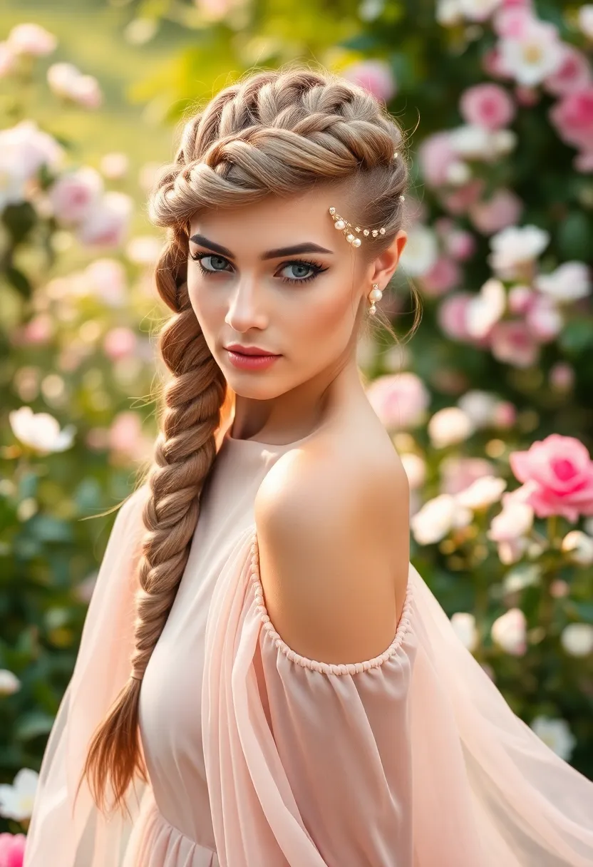 28 Natural Hair Styles to Celebrate Your Texture - 16. The Goddess Braid: Elegant and Divine