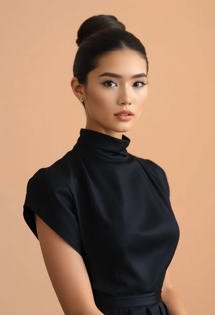 28 Natural Hair Styles to Celebrate Your Texture - 18. The Sleek Bun: Classy and Chic
