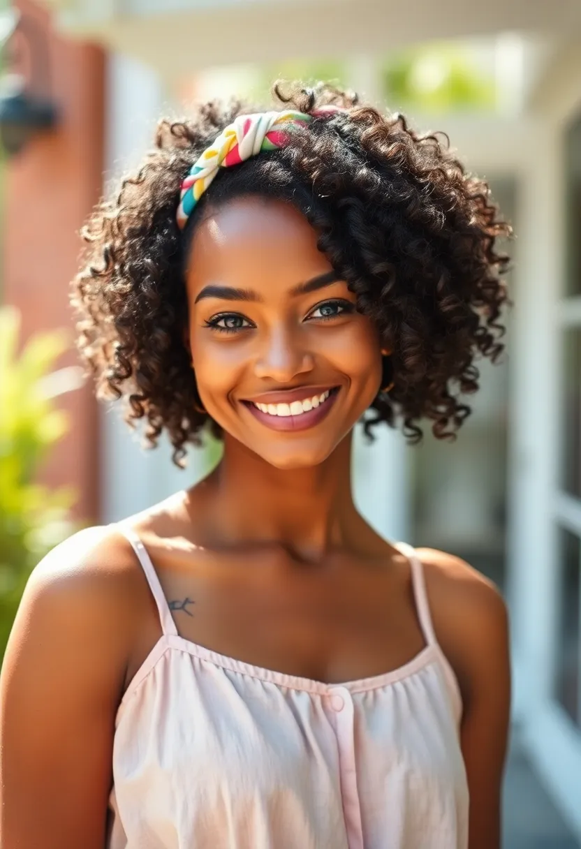28 Natural Hair Styles to Celebrate Your Texture - 24. Curls with a Headband: Effortless Chic