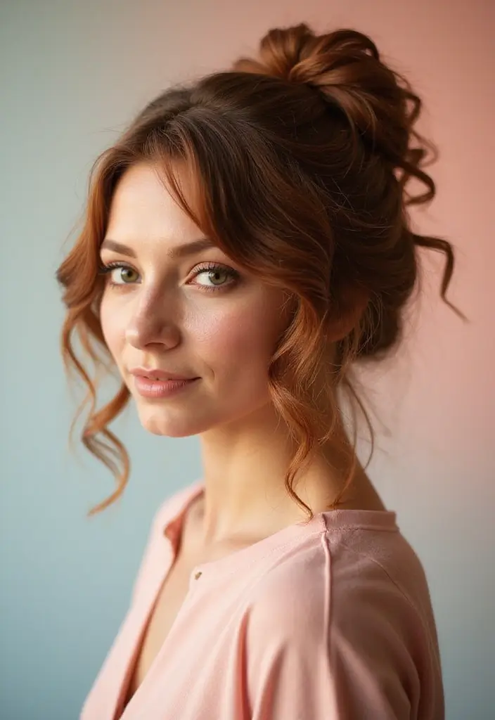 28 Natural Hair Styles to Celebrate Your Texture - 6. Pineapple Updo: The Easy Go-To