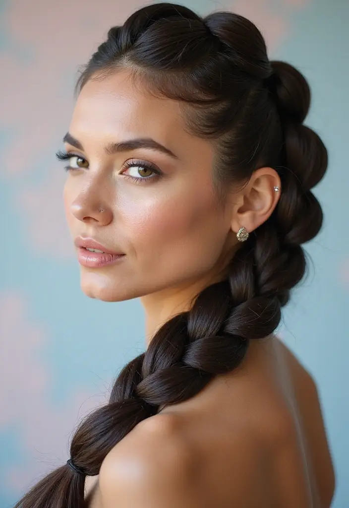 28 Step-by-Step Hairstyles Tutorial for Beginners - 12. Reverse Braid