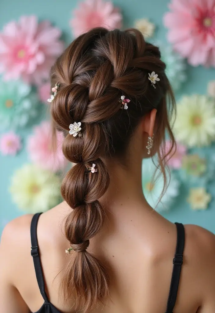 28 Step-by-Step Hairstyles Tutorial for Beginners - 15. Knotted Braid
