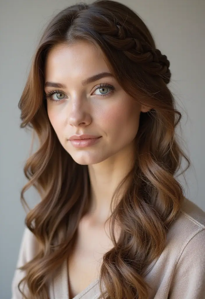 28 Step-by-Step Hairstyles Tutorial for Beginners - 16. Infinity Braid