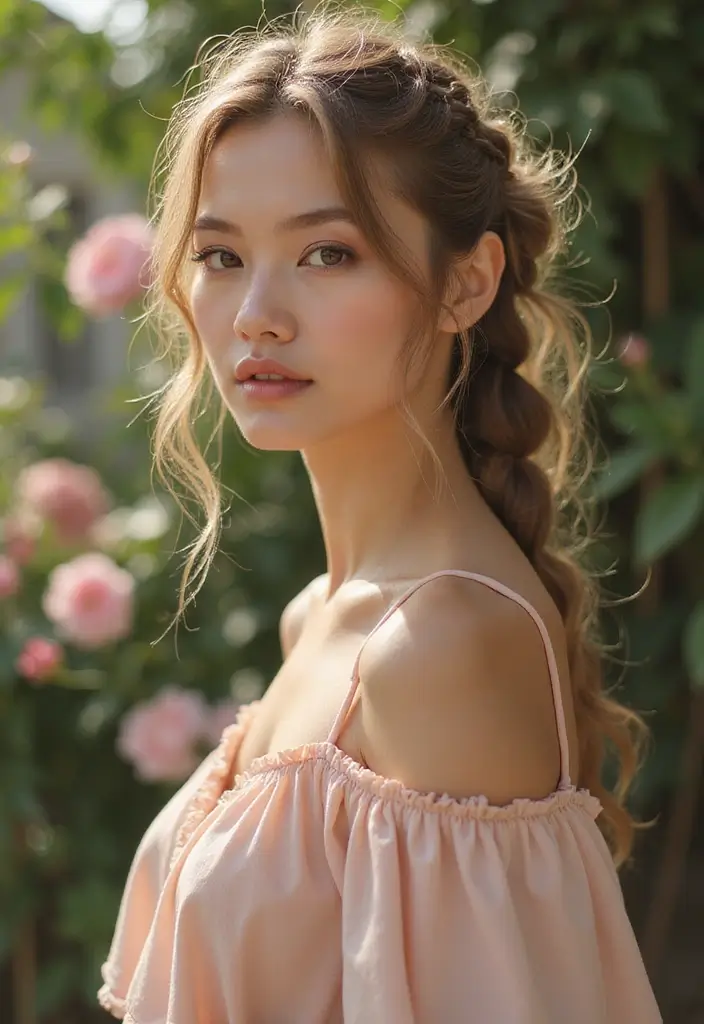 28 Step-by-Step Hairstyles Tutorial for Beginners - 23. Twisted Side Braid