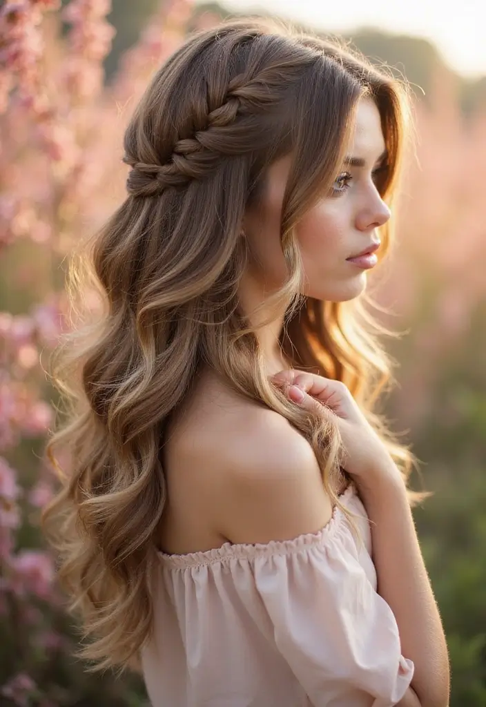 28 Step-by-Step Hairstyles Tutorial for Beginners - 5. Side Braid