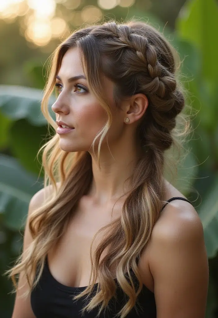 28 Step-by-Step Hairstyles Tutorial for Beginners - 7. Lace Braid