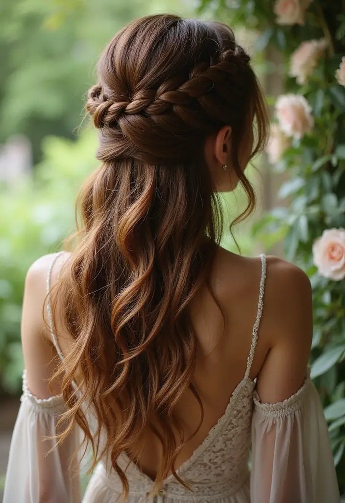 28 Step-by-Step Hairstyles Tutorial for Beginners - 8. Waterfall Braid