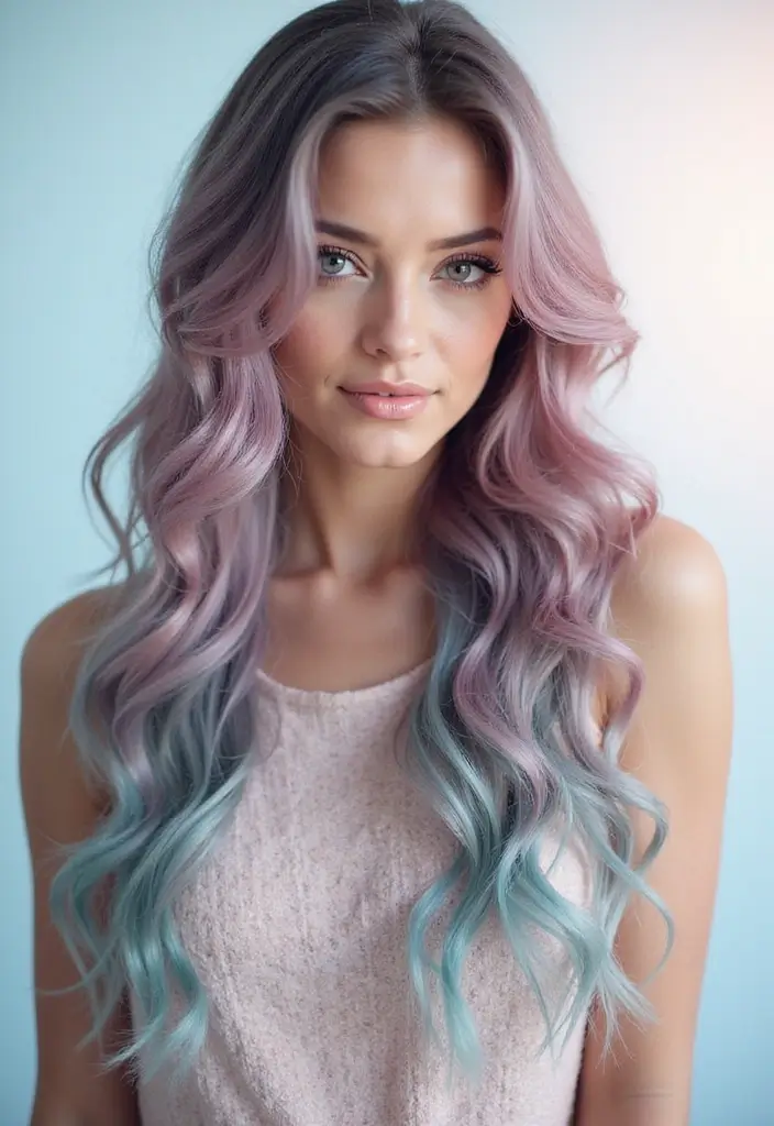 29 Feathered Haircuts for Medium Length Hair That Flatter - 16. Feathered Layered Mermaid Waves