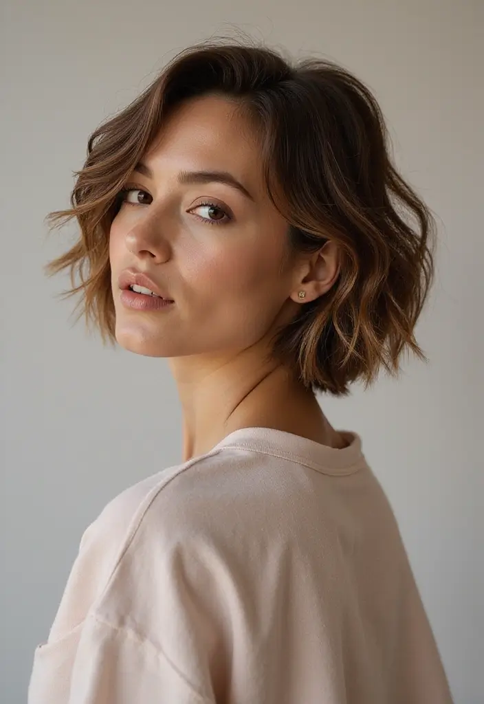29 Feathered Haircuts for Medium Length Hair That Flatter - 3. Choppy Feathered Cuts