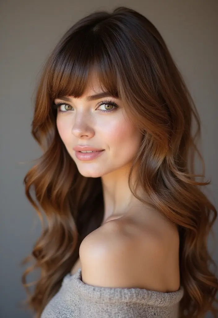 29 Feathered Haircuts for Medium Length Hair That Flatter - 7. Feathered Side Bangs