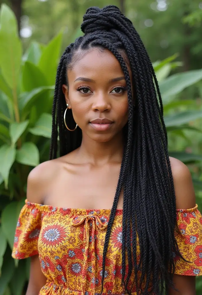 29 Hair Styles Braids That Are Trending Now - 1. Box Braids