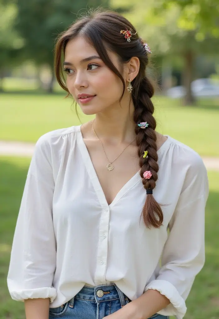 29 Hair Styles Braids That Are Trending Now - 19. Side Braids