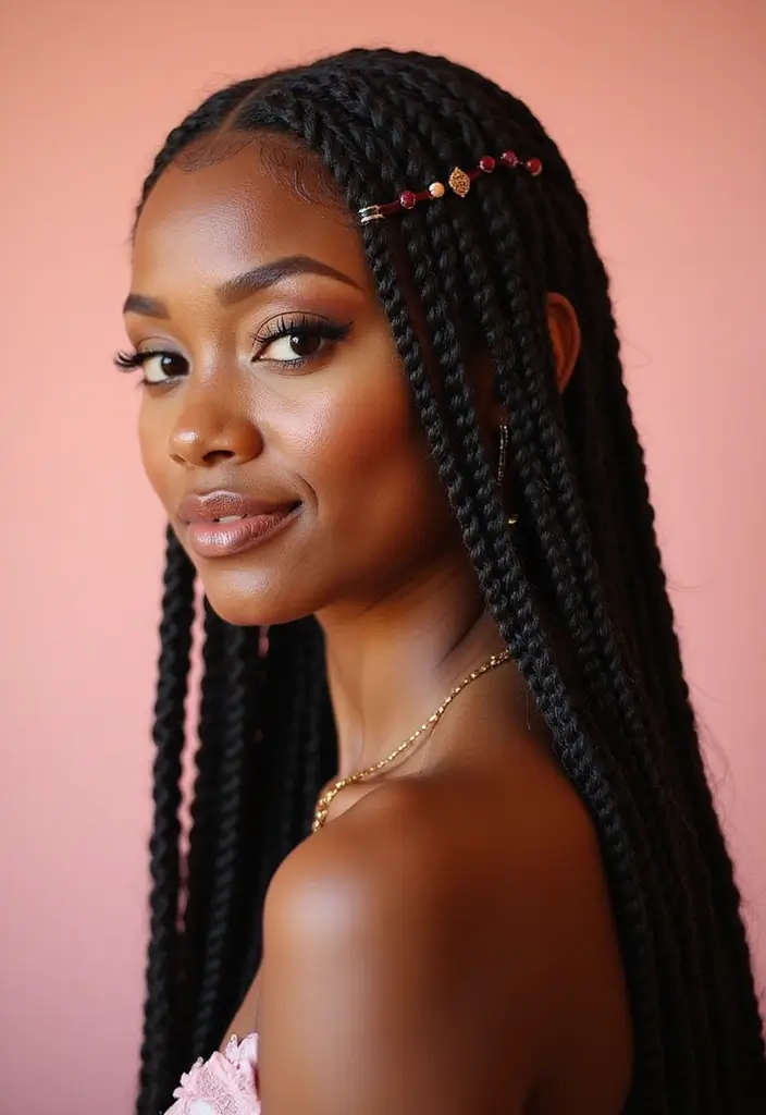 29 Hair Styles Braids That Are Trending Now - 2. Knotless Braids