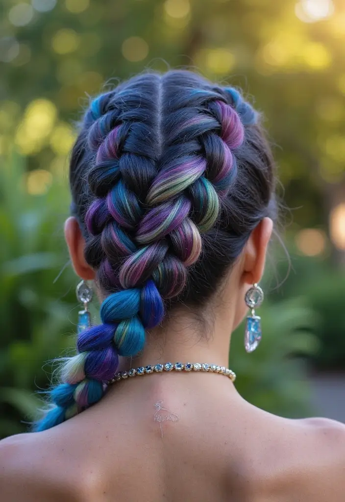 29 Hair Styles Braids That Are Trending Now - 29. Creative Braid Patterns